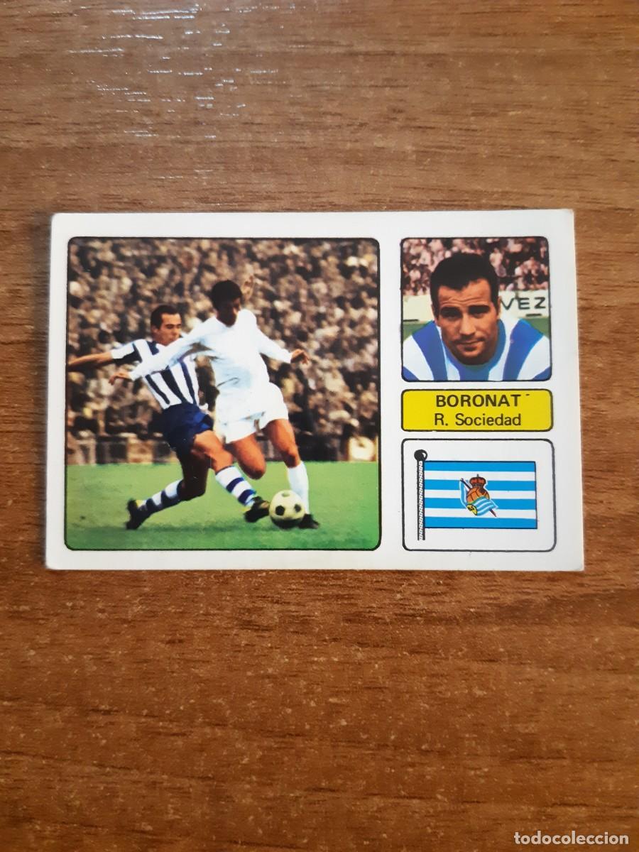 Cromos de Futebol: Boronat (Real Sociedad) Liga 73-74 ed. FHER 1973 1974 Nunca pegado, sin pegar