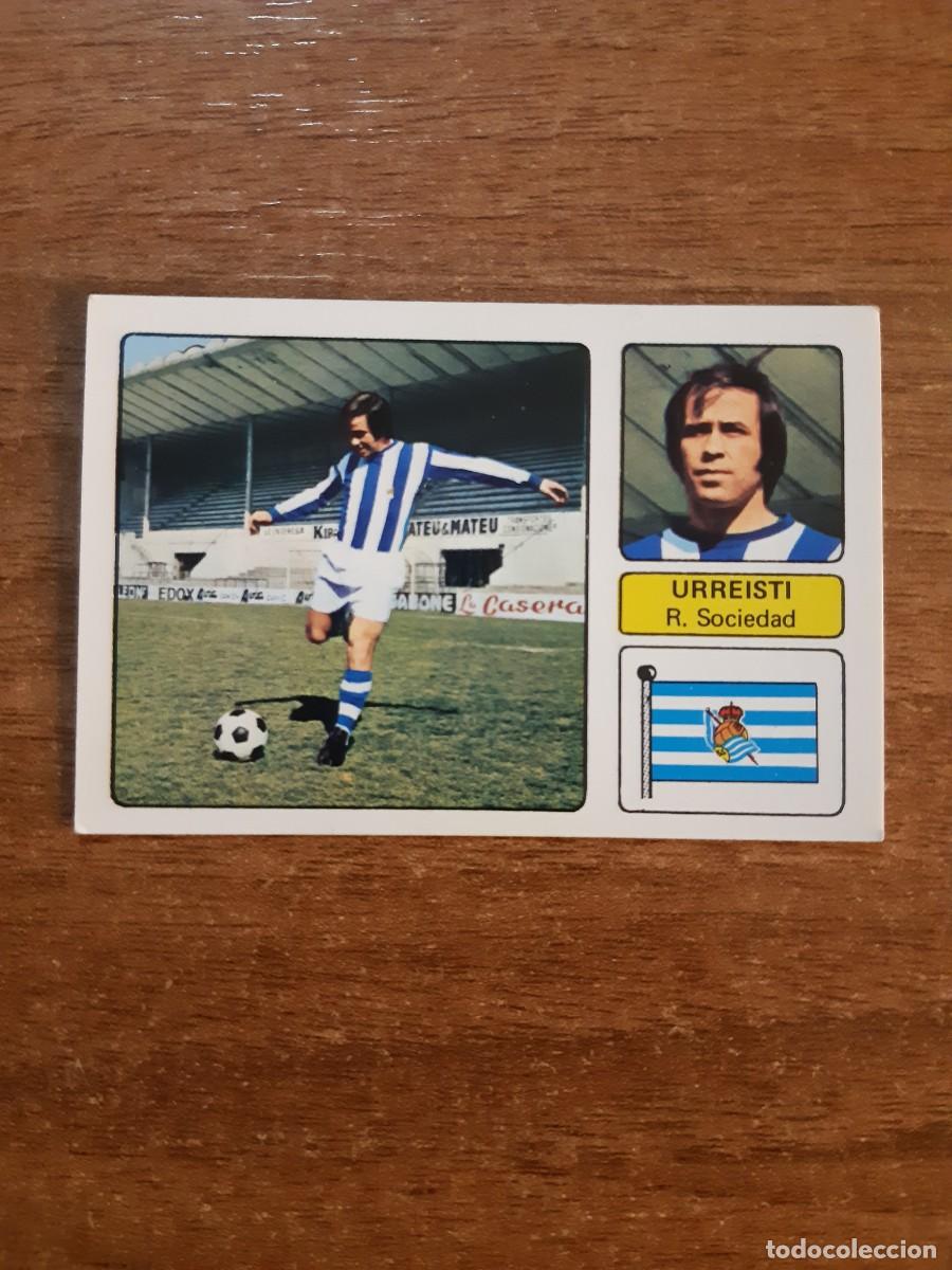 Cromos de Futebol: Urreisti (Real Sociedad) Liga 73-74 ed. FHER 1973 1974 Nunca pegado, sin pegar