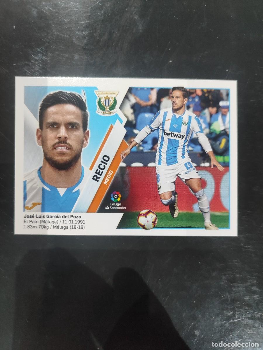 Cromos de F&uacute;tbol: CROMO N&Uacute;MERO 12 RECIO LEGAN&Eacute;S. LIGA ESTE 19/20.