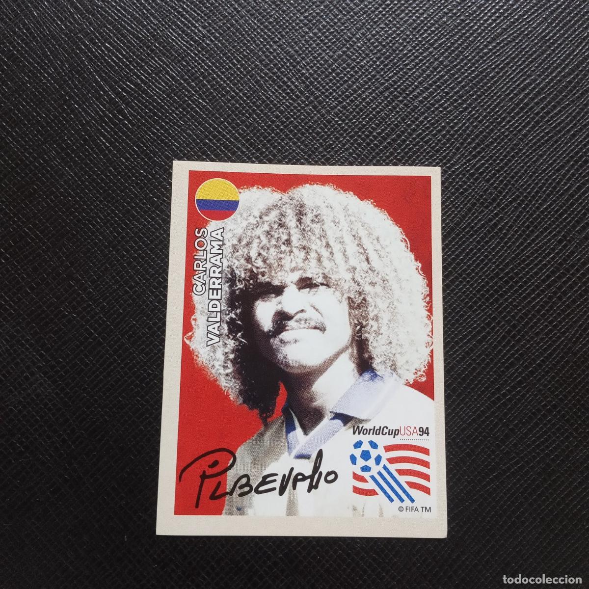 Cromos de f&uacute;tbol: C7 VALDERRAMA COLOMBIA PANINI MUNDIAL RUSIA 2018 FUTBOL 18 - SIN PEGAR - A7 PG424 COCA COLA