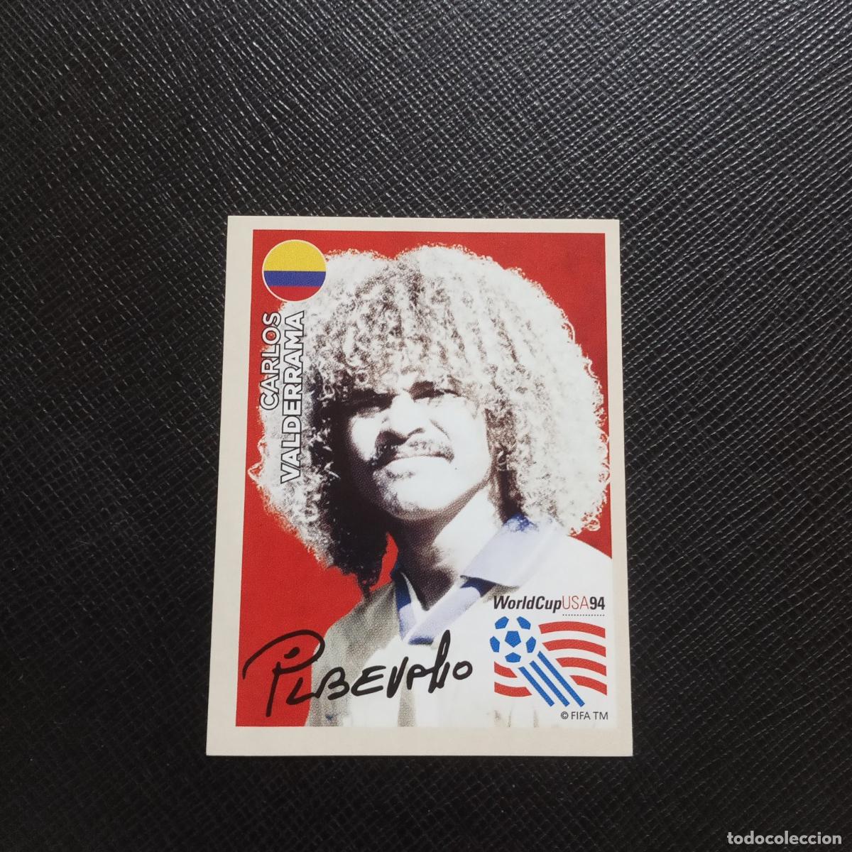 Cromos de f&uacute;tbol: C7 VALDERRAMA COLOMBIA PANINI MUNDIAL RUSIA 2018 FUTBOL 18 - SIN PEGAR - A7 PG424 COCA COLA D
