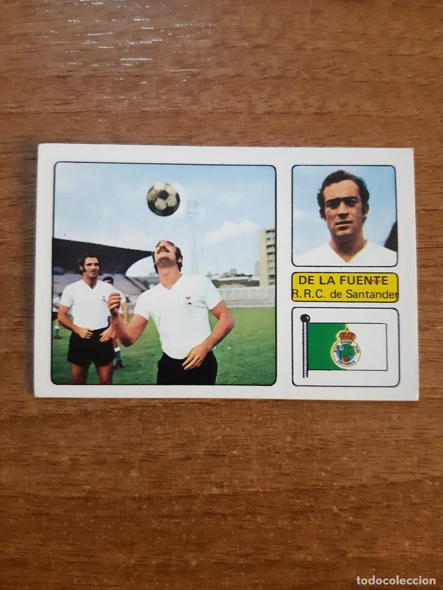 Fu&szlig;ball-Sticker: De La Fuente (Racing Santander) Liga 73-74 ed. FHER 1973 1974 Nunca pegado, sin pegar