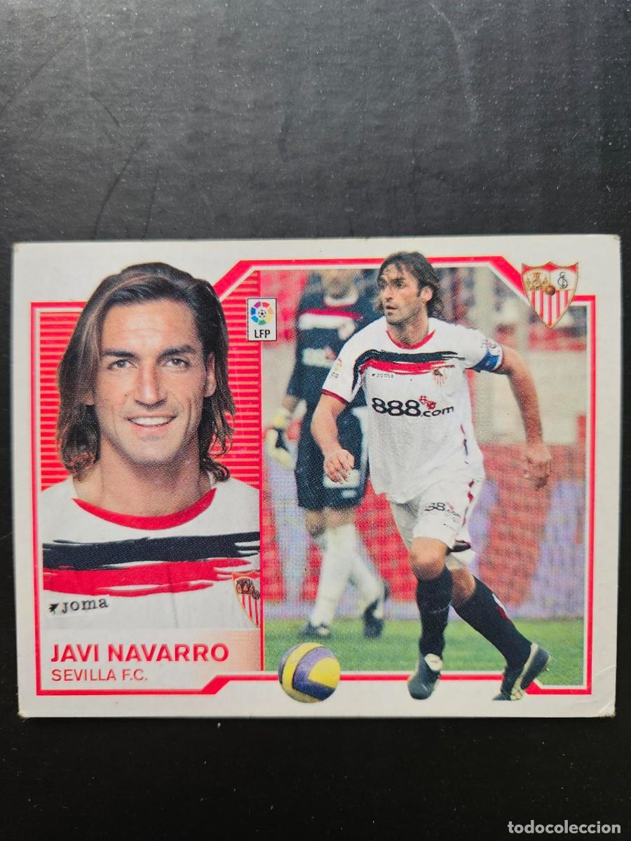 Fu&szlig;ball-Sticker: JAVI NAVARRO SEVILLA LIGA ESTE 07 08 2007 2008 SIN PEGAR NUNCA PEGADO