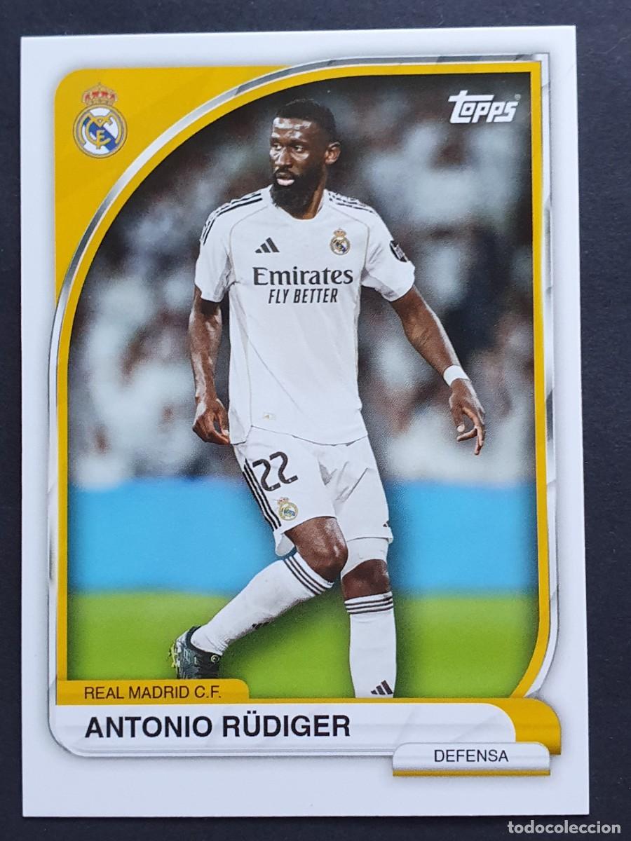 Cartes &agrave; collectionner de Football: #5 ANTONIO R&Uuml;DIGER - Topps REAL MADRID Collector Tin 2025-26