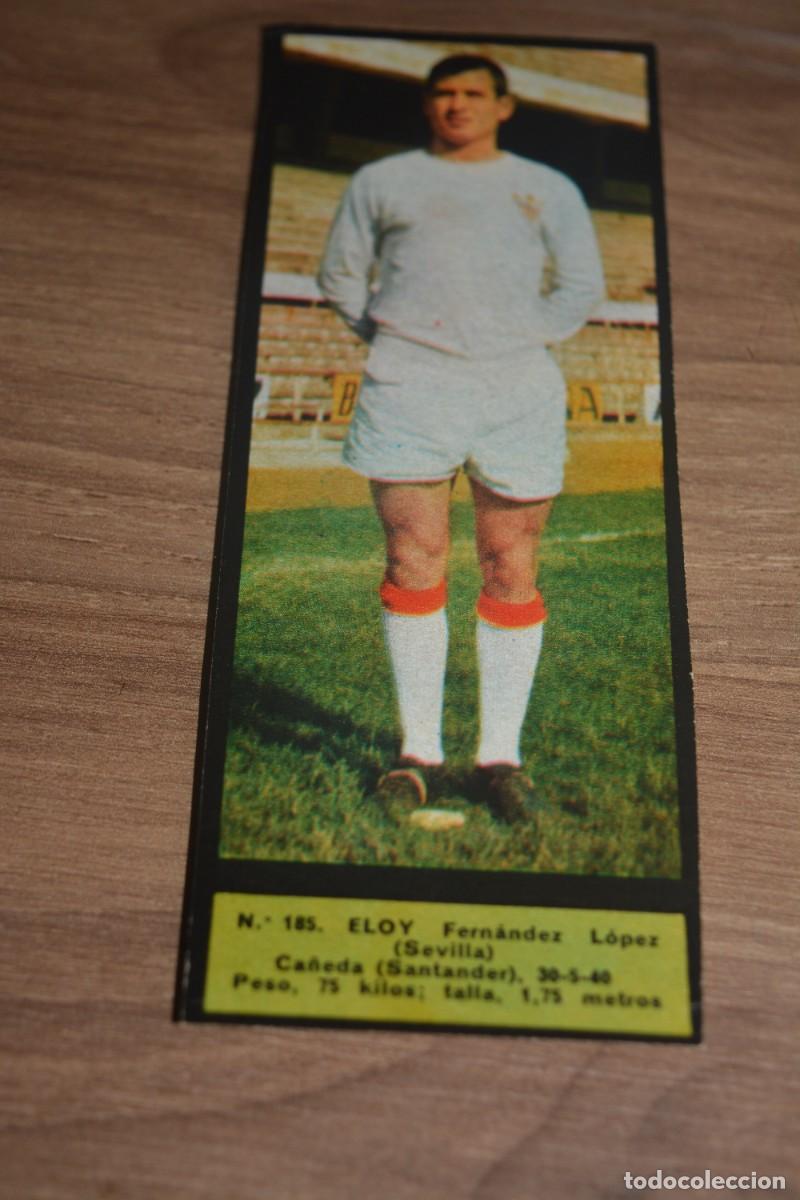 Fu&szlig;ball-Sticker: EL ALCAZAR 1967-68.N&ordm; 185 ELOY (SEVILLA)