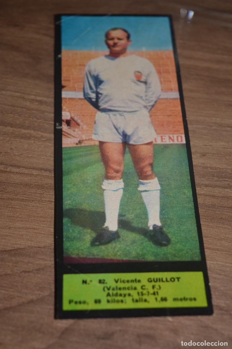 Cromos de Futebol: EL ALCAZAR 1967-68.N&ordm; 82 GUILLOT (VALENCIA)