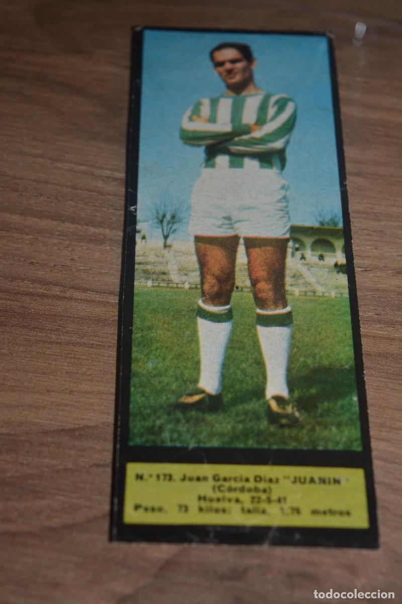 Fu&szlig;ball-Sticker: EL ALCAZAR 1967-68.N&ordm; 173 JUANIN (CORDOBA)