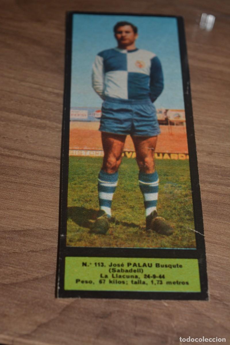 Fu&szlig;ball-Sticker: EL ALCAZAR 1967-68.N&ordm; 113 PALAU (SABADELL)
