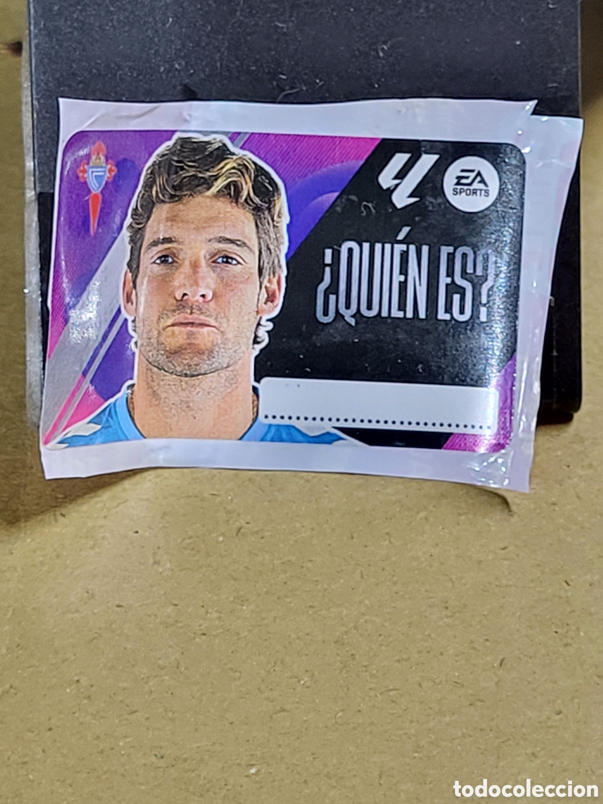 Cromos de f&uacute;tbol: MARCOS ALONSO CELTA QUIEN ES CROMO CHICLE LIGA ESTE 25 26 2025 2026 PANINI