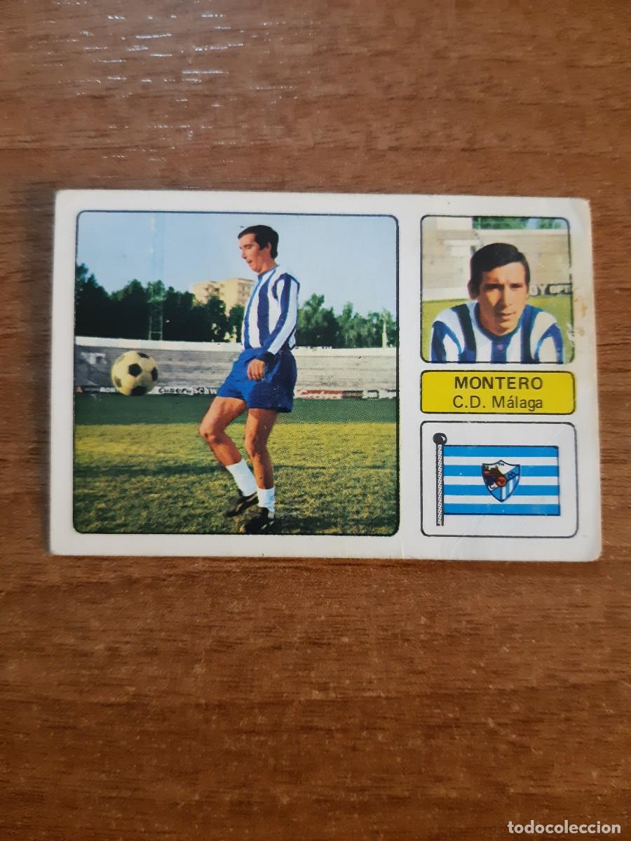 Figurine di Calcio: Montero (M&aacute;laga) Liga 73-74 ed. FHER 1973 1974 Nunca pegado, sin pegar