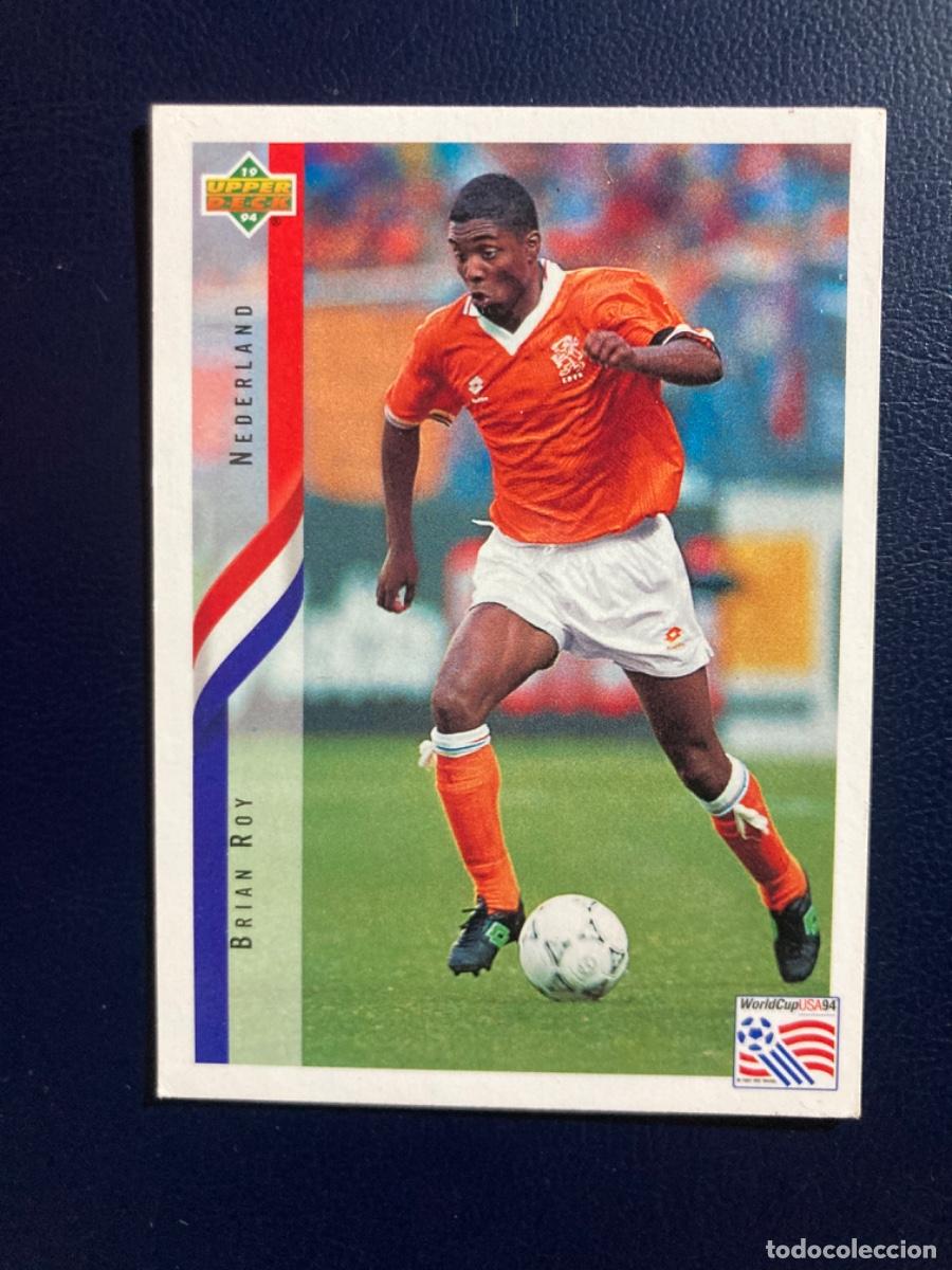 Figurine di Calcio: 143 BRIAN ROY HOLANDA - UPPER DECK MUNDIAL USA 94 WORLD CUP 1994