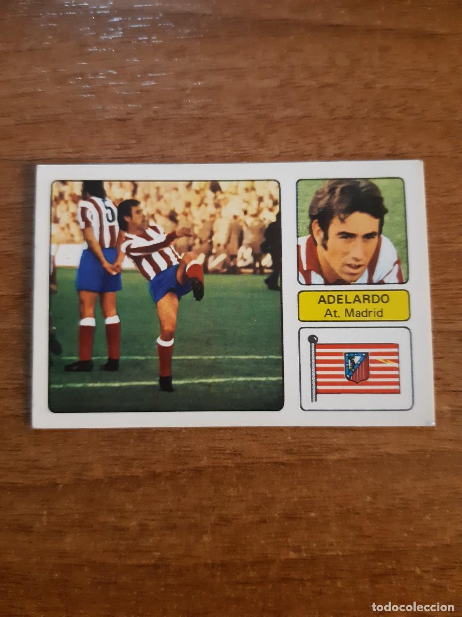 Fu&szlig;ball-Sticker: Adelardo (Atl&eacute;tico Madrid) Liga 73-74 ed. FHER 1973 1974 Nunca pegado, sin pegar