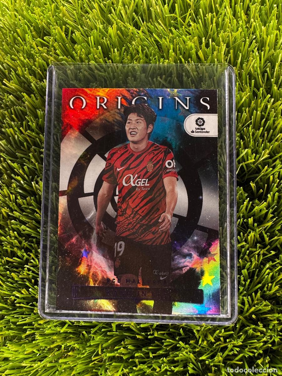 Figurine di Calcio: N&ordm; 90 Kang-In Lee Origins Purple Astro RCD Mallorca Panini Chronicles La Liga 22 23
