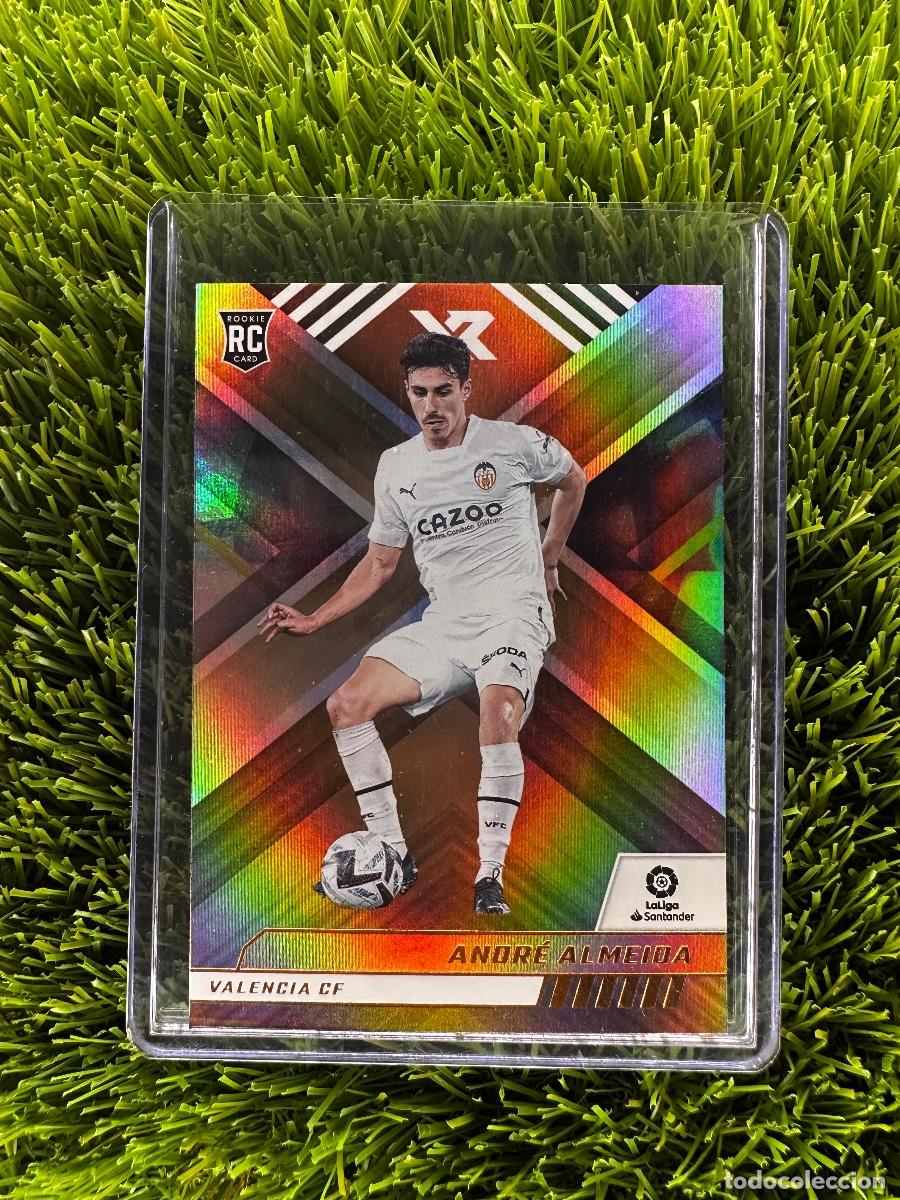 Figurine di Calcio: N&ordm; 121 Andr&eacute; Almeida XR Valencia CF Panini Chronicles La Liga 22 23