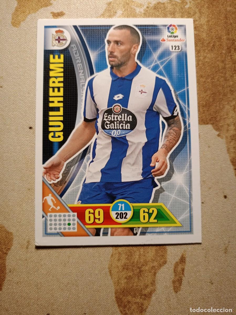 Figurine di Calcio: Deportivo 123 GUILHERME Adrenalyn 2016-17