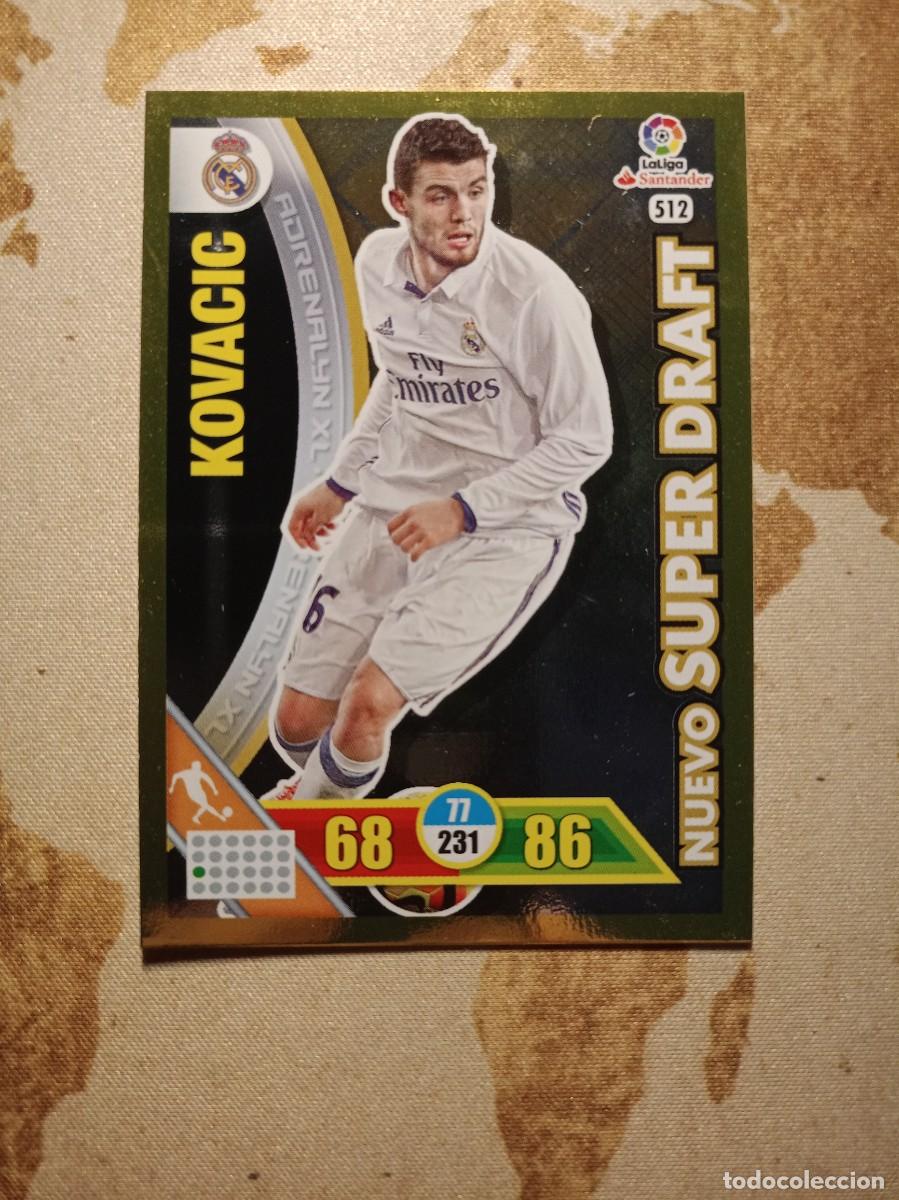 Fu&szlig;ball-Sticker: S&uacute;per Draft 512 KOVACIC Adrenalyn 2016-17