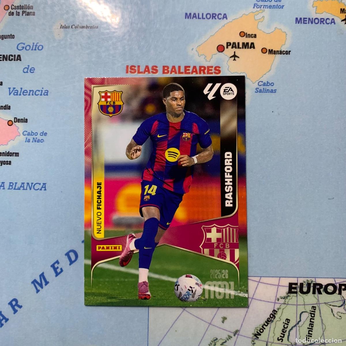 Fu&szlig;ball-Sticker: Rashford nuevo fichaje n&uacute;mero 462 del Barcelona Megacracks 25-26 2025-2026