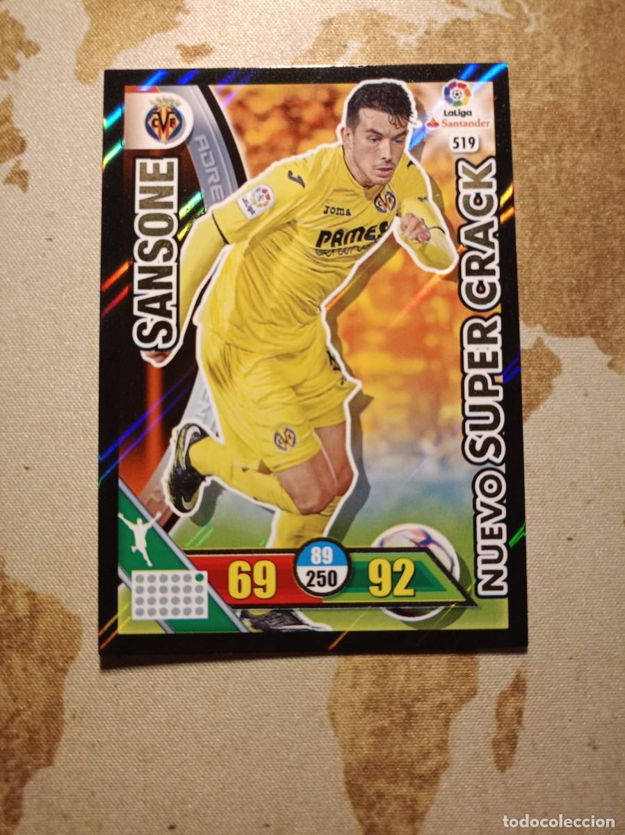 Football Stickers: S&uacute;per Crack 519 SANSONE Adrenalyn 2016-17