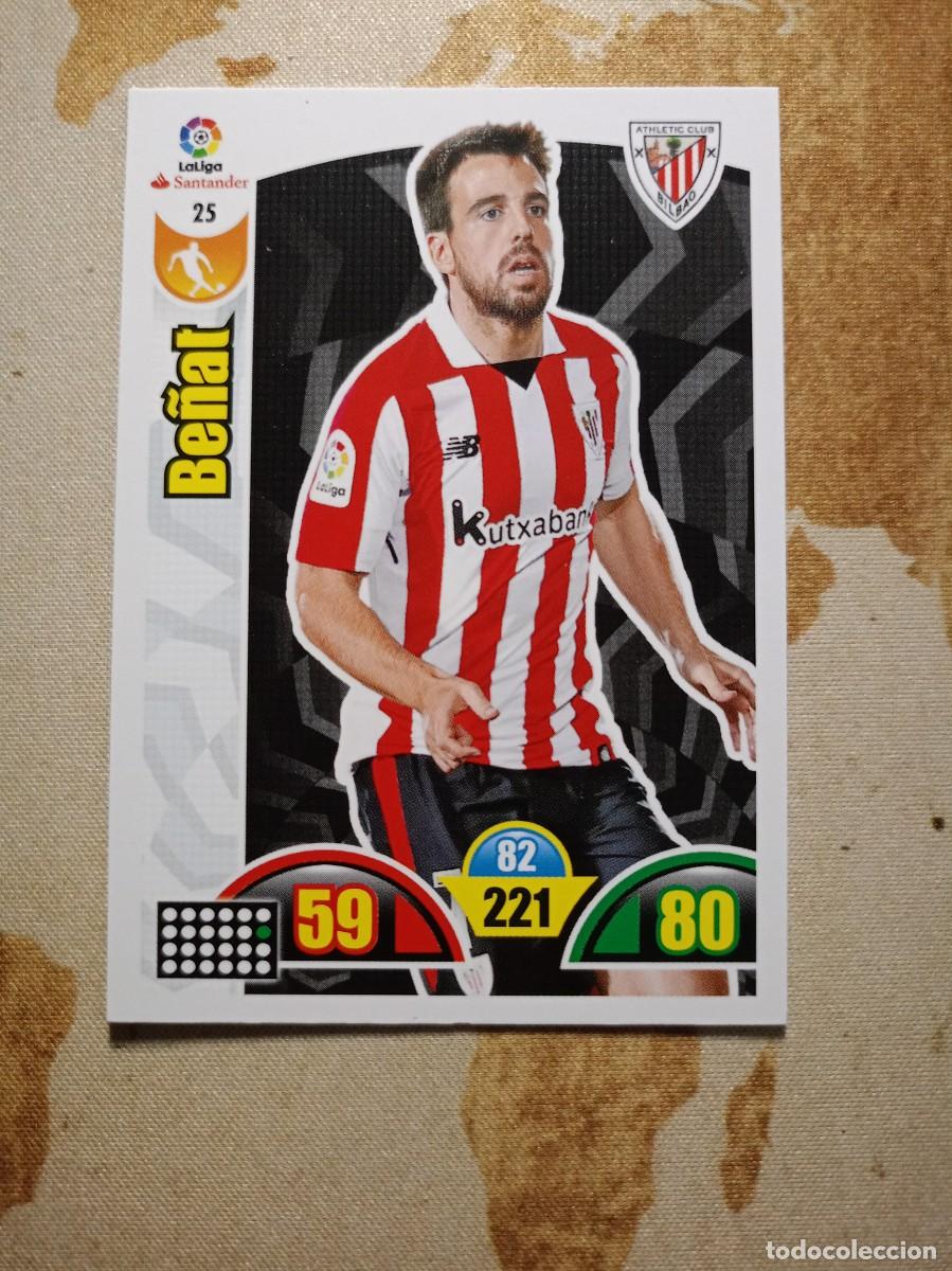 Cromos de f&uacute;tbol: Athletic 25 BE&Ntilde;AT Adrenalyn 2017-18