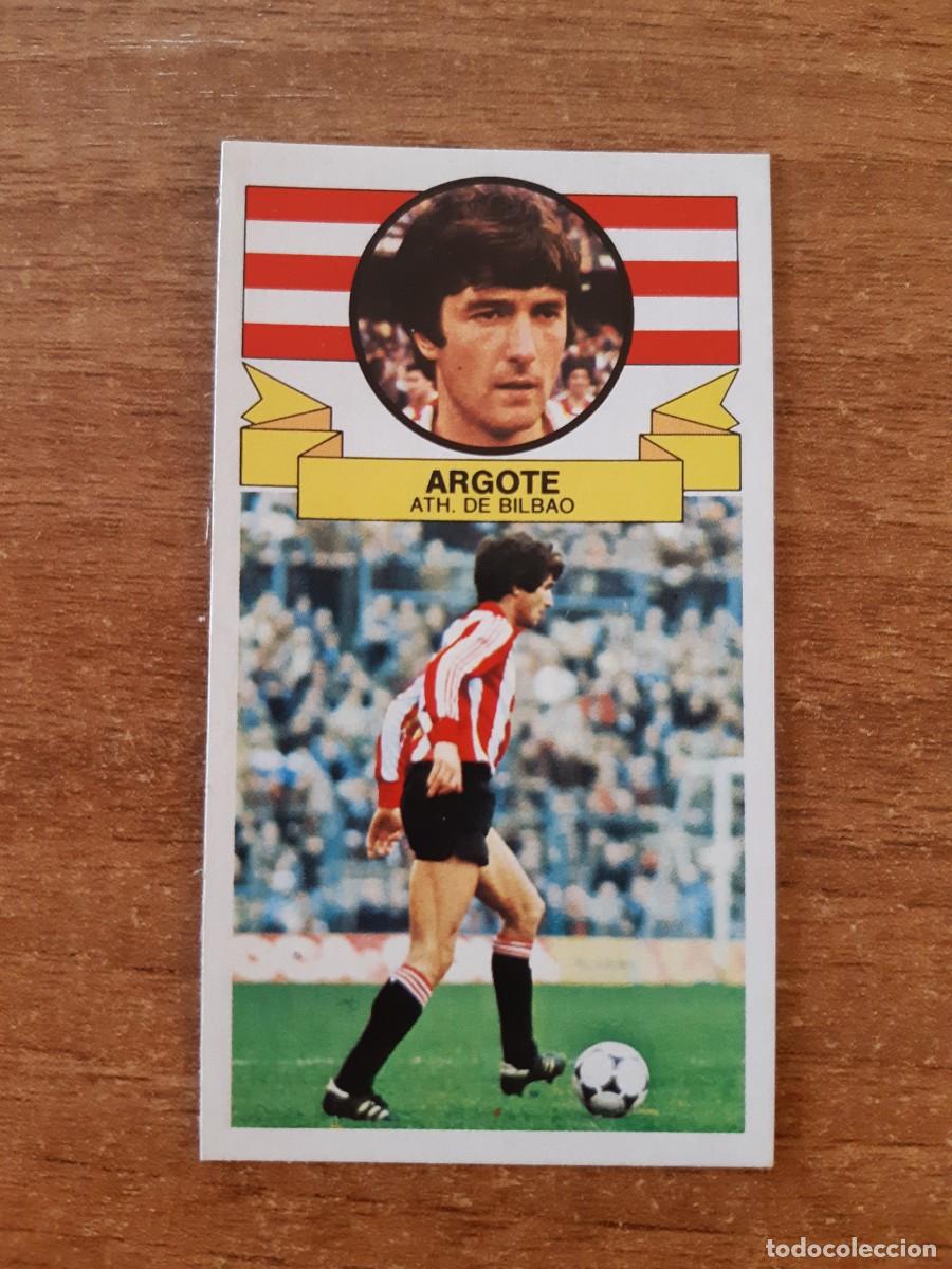 Figurine di Calcio: Argote (Athletic Bilbao) Liga 85-86 ESTE. Nunca pegado, sin pegar