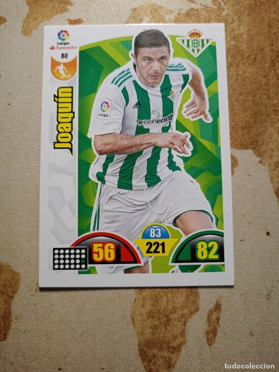 Cromos de Futebol: Betis 80 JOAQU&Iacute;N Adrenalyn 2017-18