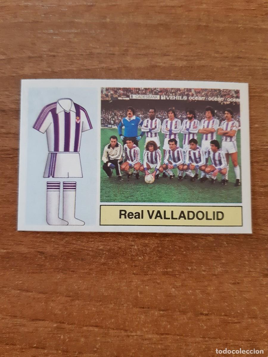 Cartes &agrave; collectionner de Football: Alineaci&oacute;n Real Valladolid Liga 82-83 ESTE. Nunca pegado, sin pegar