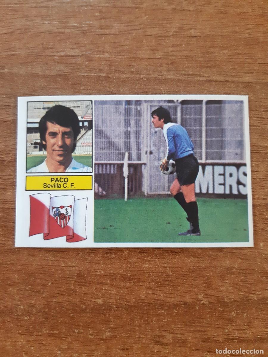 Fu&szlig;ball-Sticker: Paco (Sevilla) Liga 82-83 ESTE. Nunca pegado, sin pegar