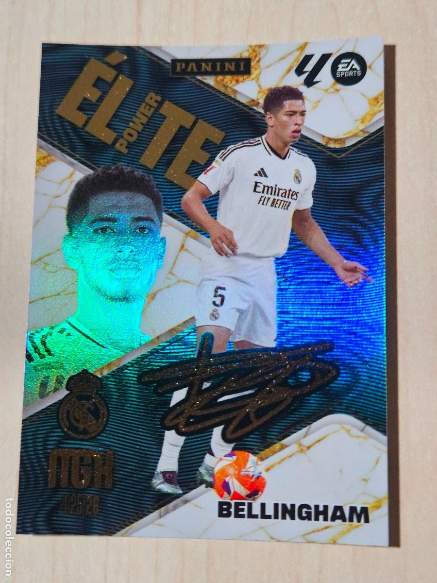 Cromos de F&uacute;tbol: CROMO N&ordm; 1 BELLINGHAM - MEGACRACKS 2025 26 - ELITE POWER