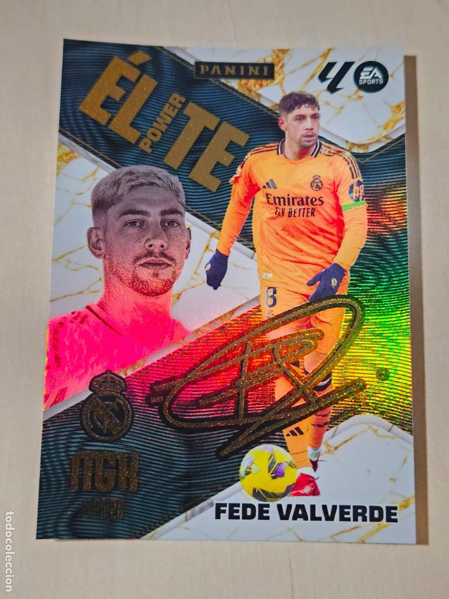 Cartes &agrave; collectionner de Football: CROMO N&ordm; 5 FEDE VALVERDE - MEGACRACKS 2025 26 - ELITE POWER