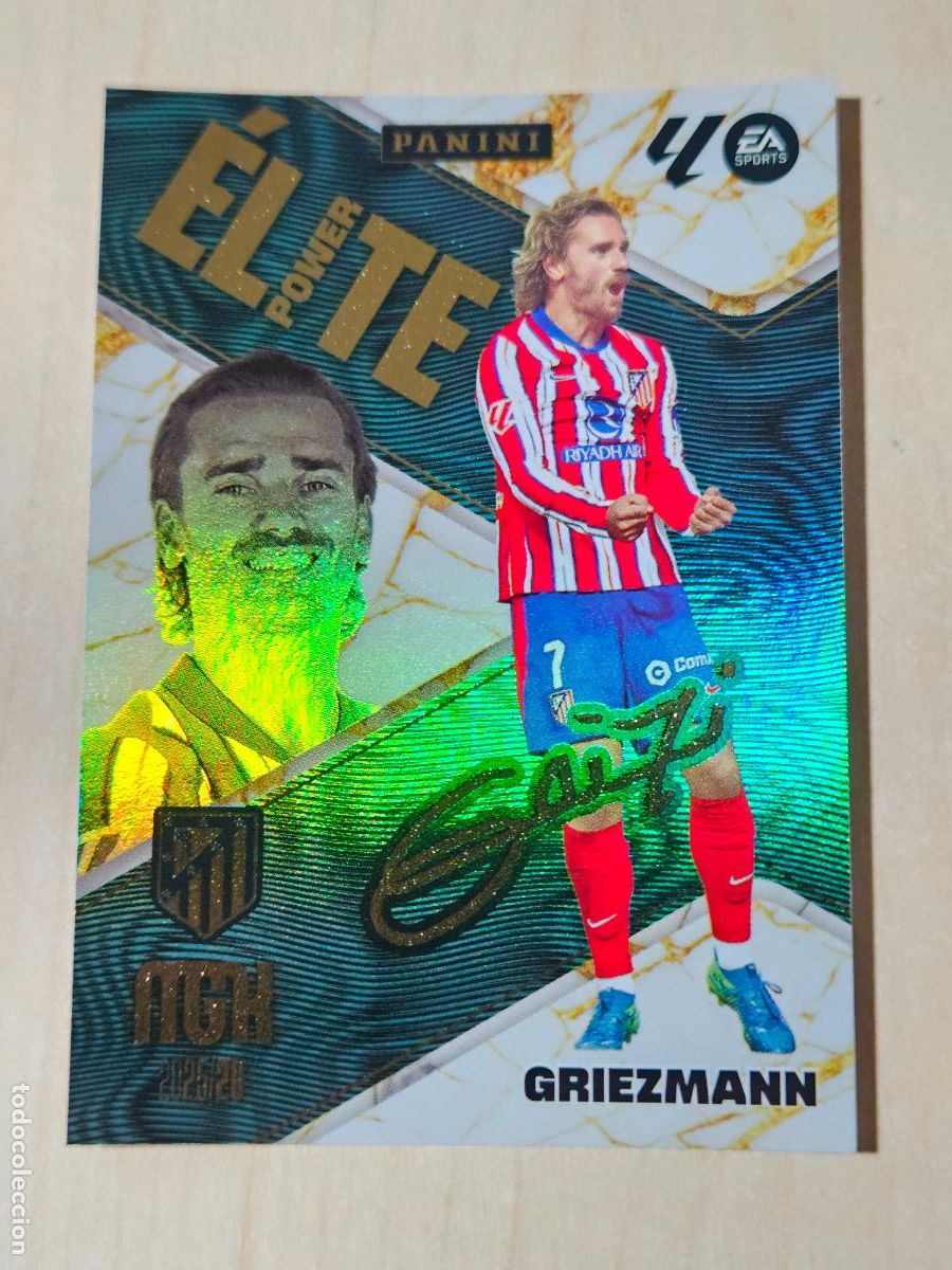 Figurine di Calcio: CROMO N&ordm; 6 GRIEZMANN - MEGACRACKS 2025 26 - ELITE POWER