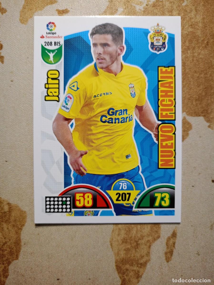 Fu&szlig;ball-Sticker: Las Palmas 208 BIS JAIRO Adrenalyn 2017-18