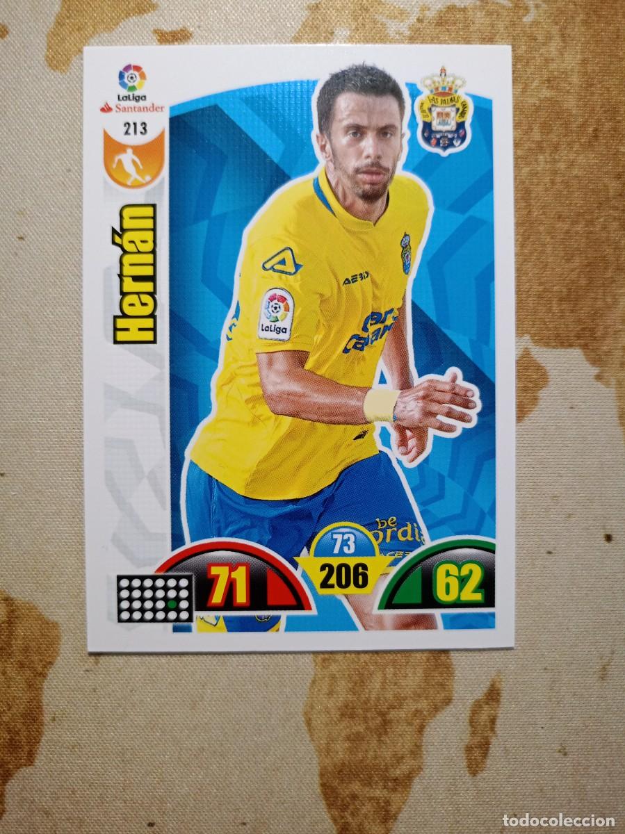 Cromos de Futebol: Las Palmas 213 HERN&Aacute;N Adrenalyn 2017-18