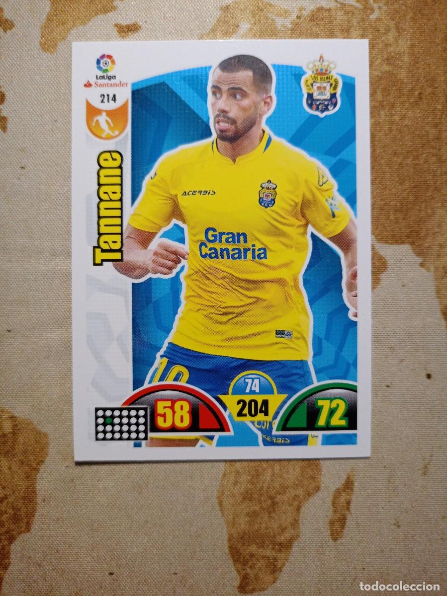 Fu&szlig;ball-Sticker: Las Palmas 214 TANNANE Adrenalyn 2017-18