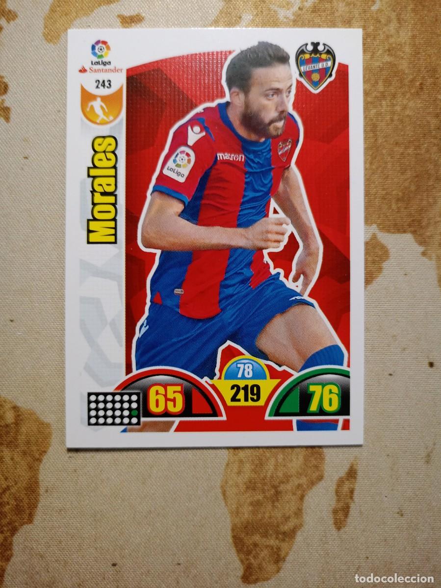 Figurine di Calcio: Levante 243 MORALES Adrenalyn 2017-18
