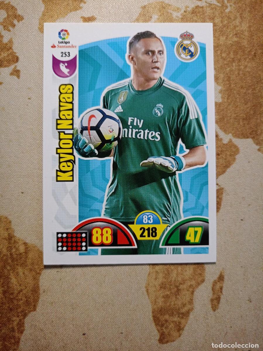Fu&szlig;ball-Sticker: Real Madrid 253 KEYLOR NAVAS Adrenalyn 2017-18