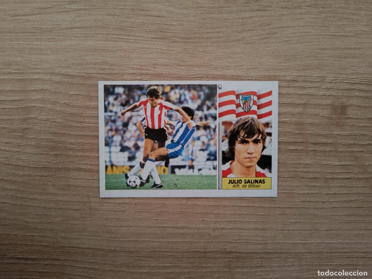 Cromos de F&uacute;tbol: CROMO DE F&Uacute;TBOL LIGA ESTE JULIO SALINAS ATHLETIC BILBAO SIN PEGAR NUNCA PEGADO 86 87 1986 1987