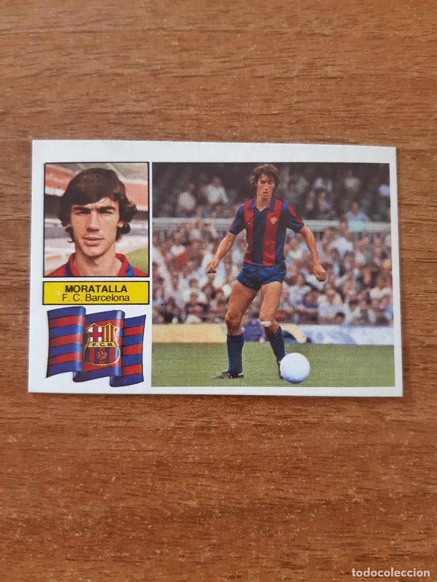 Figurine di Calcio: Moratalla (Barcelona) Liga 82-83 ESTE. Nunca pegado, sin pegar