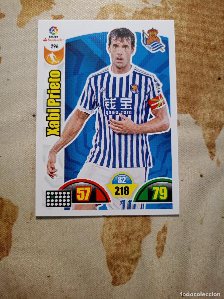 Fu&szlig;ball-Sticker: Real Sociedad 296 XABI PRIETO Adrenalyn 2017-18