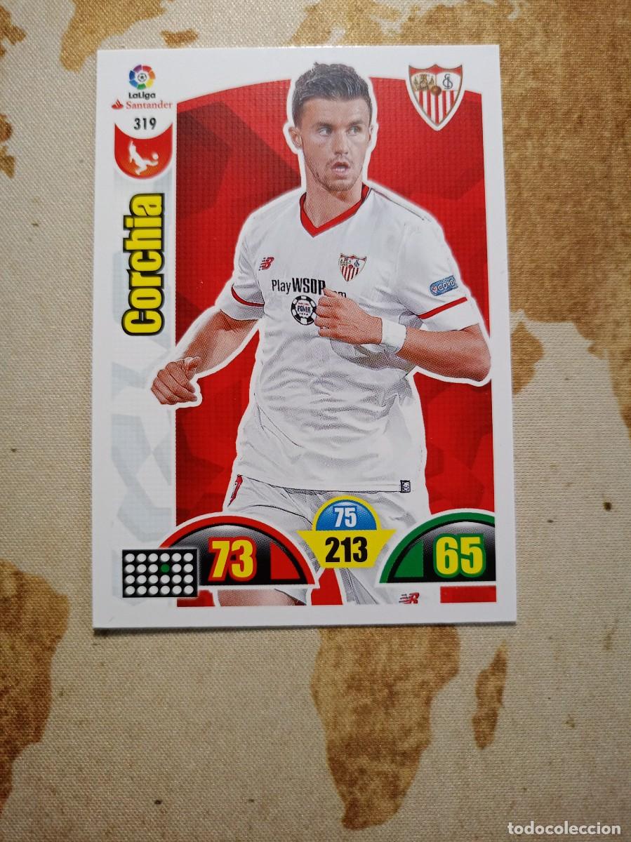 Fu&szlig;ball-Sticker: Sevilla 319 CORCHIA Adrenalyn 2017-18