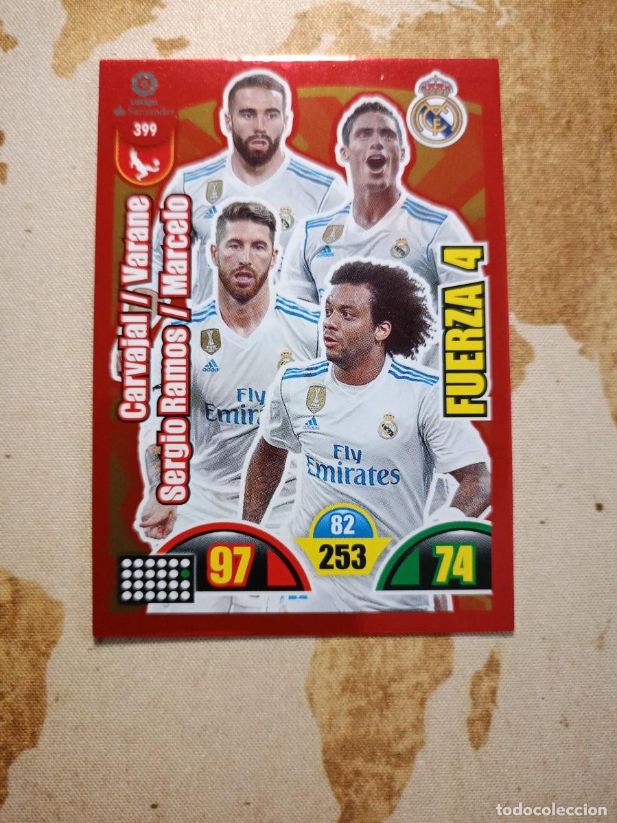 Cromos de f&uacute;tbol: Fuerza 4 399 Adrenalyn 2017-18
