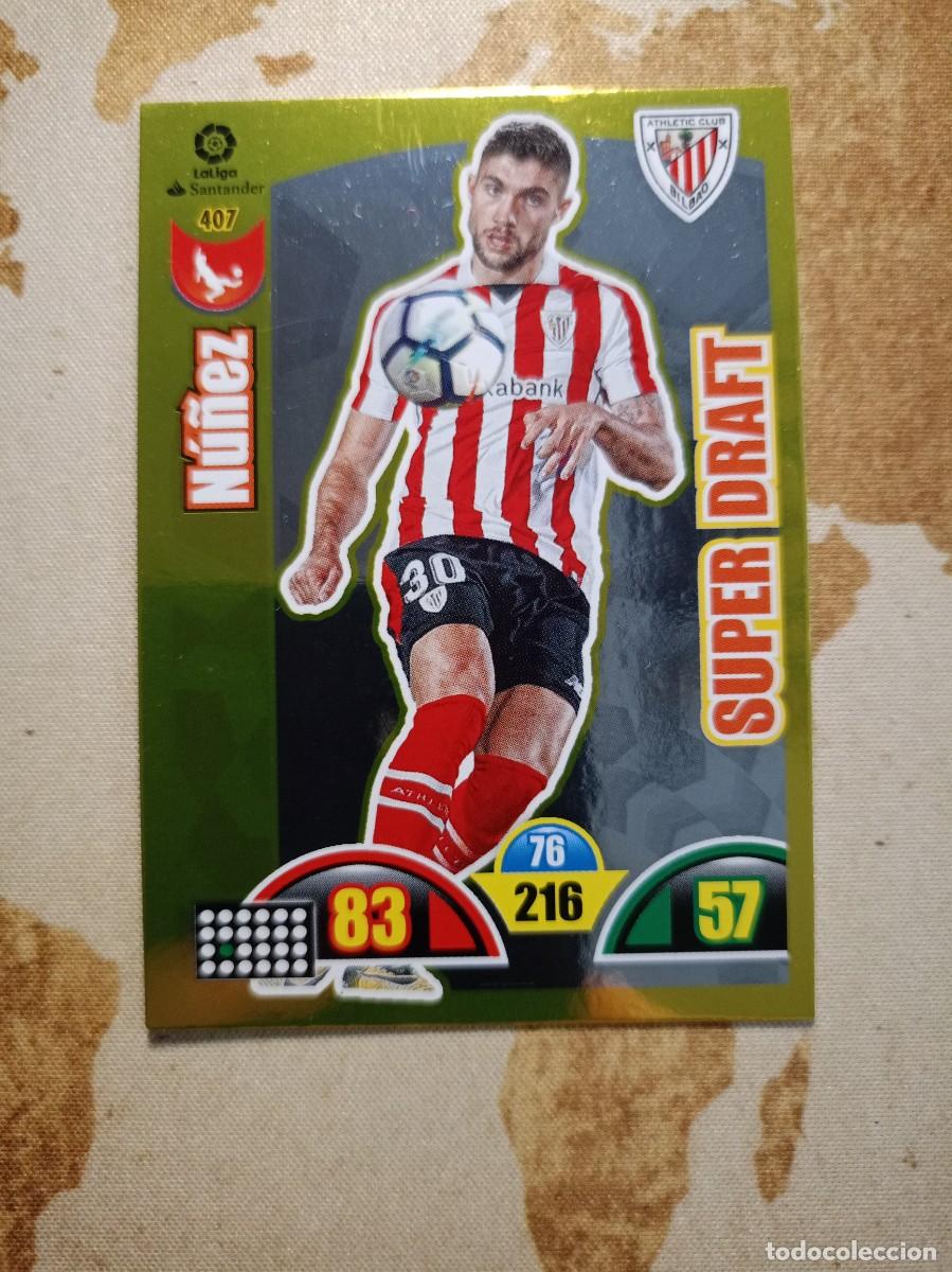 Cromos de Futebol: S&uacute;per Draft 407 N&Uacute;&Ntilde;EZ Adrenalyn 2017-18
