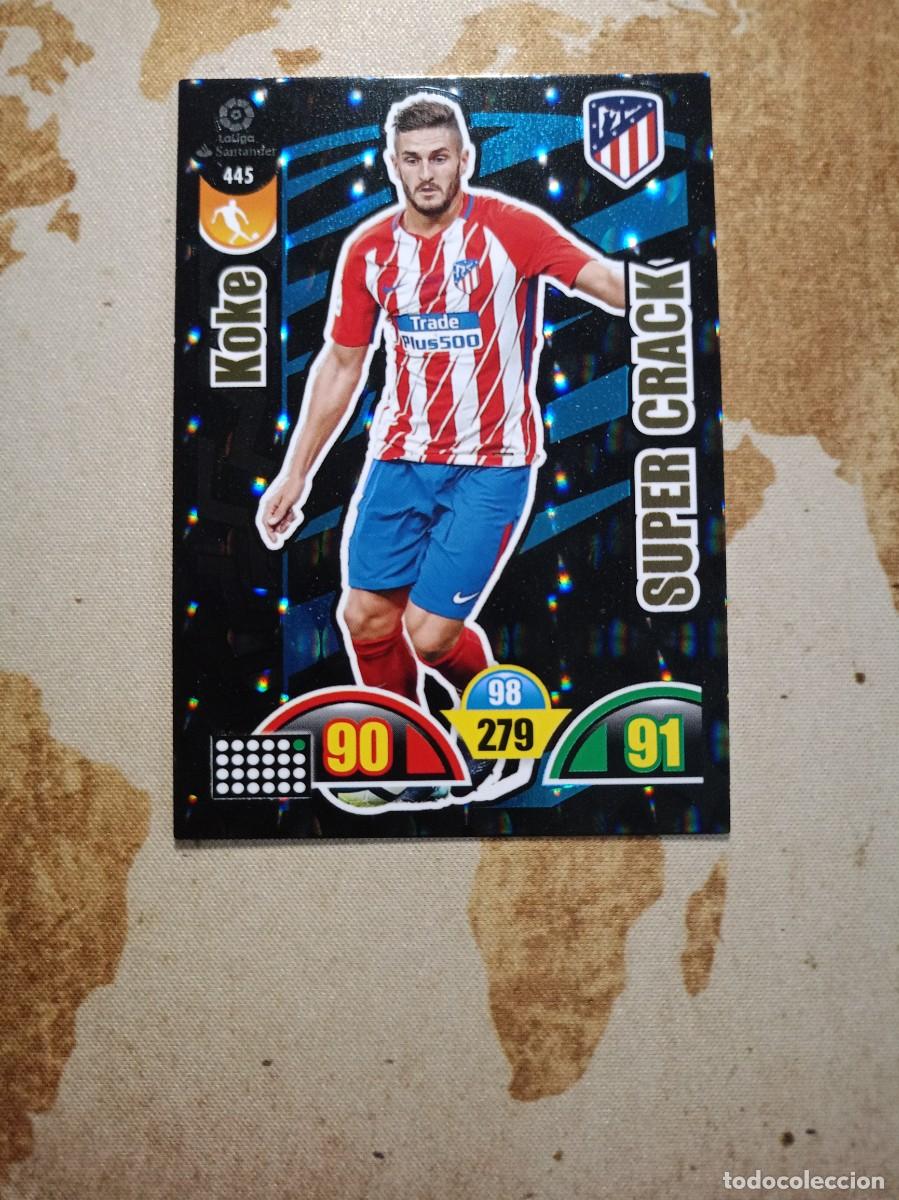 Figurine di Calcio: S&uacute;per Crack 445 KOKE Adrenalyn 2017-18