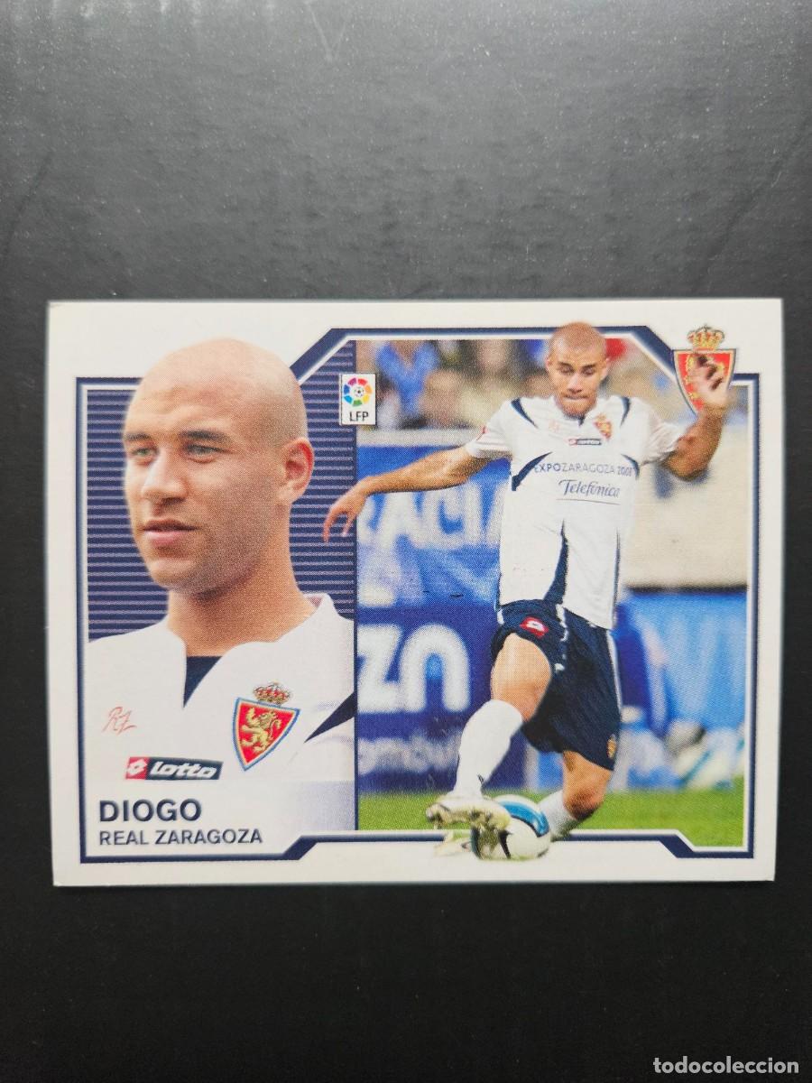 Figurine di Calcio: DIOGO ZARAGOZA LIGA ESTE 07 08 2007 2008 SIN PEGAR NUNCA PEGADO
