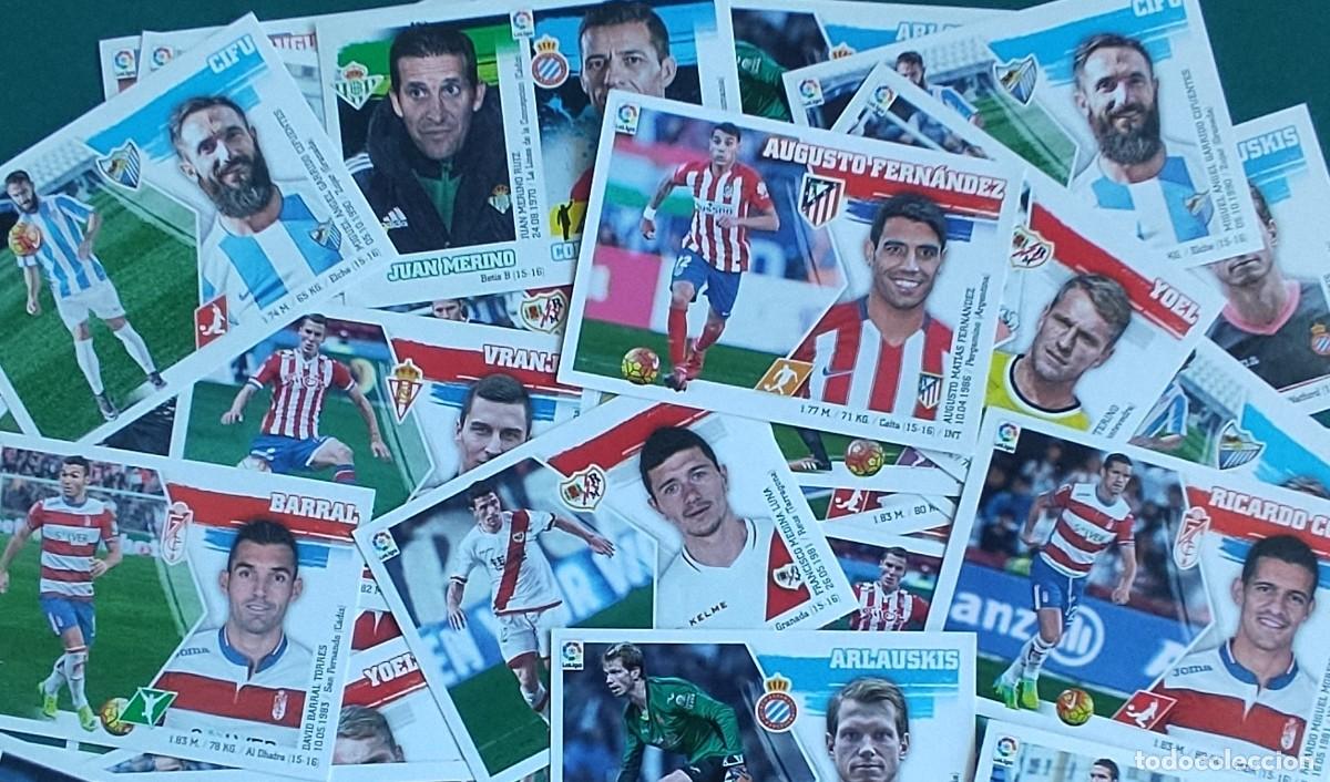 Football Stickers: 22 CROMOS FICHAJES MERCADO INVIERNO CON REPETIDOS ACTUALIZACION ALBUM LIGA ESTE 15 - 16 2015 2016