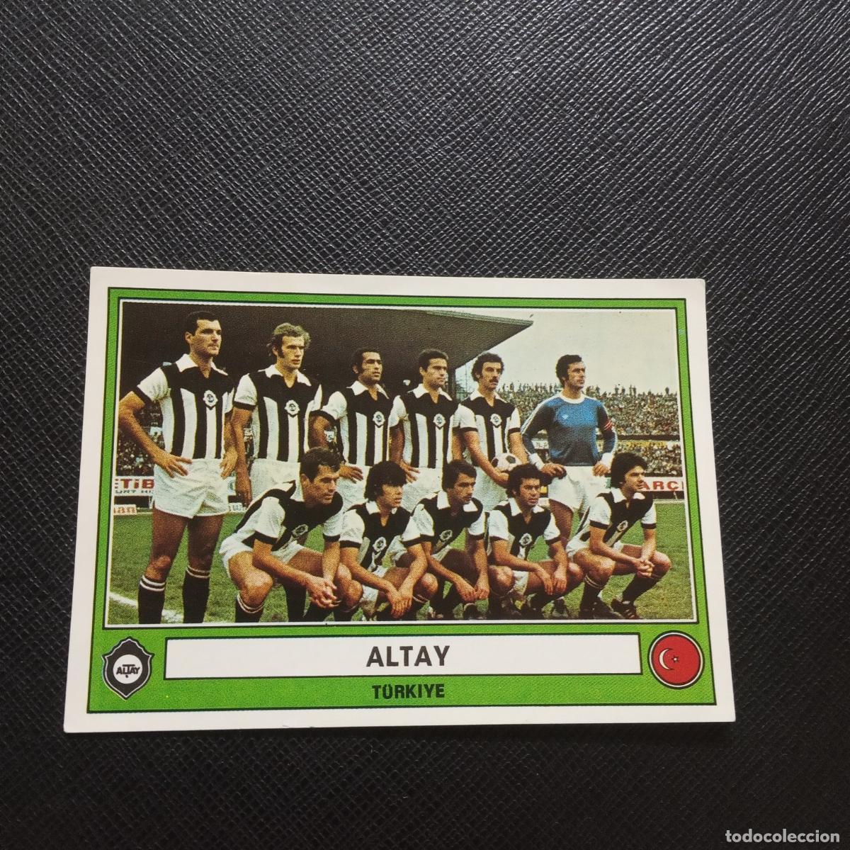Cromos de F&uacute;tbol: 252 ALTAY ALINEACION PANINI EURO FOOTBALL 78 CROMO FUTBOL 1978- SIN PEGAR - A171 PG28 B