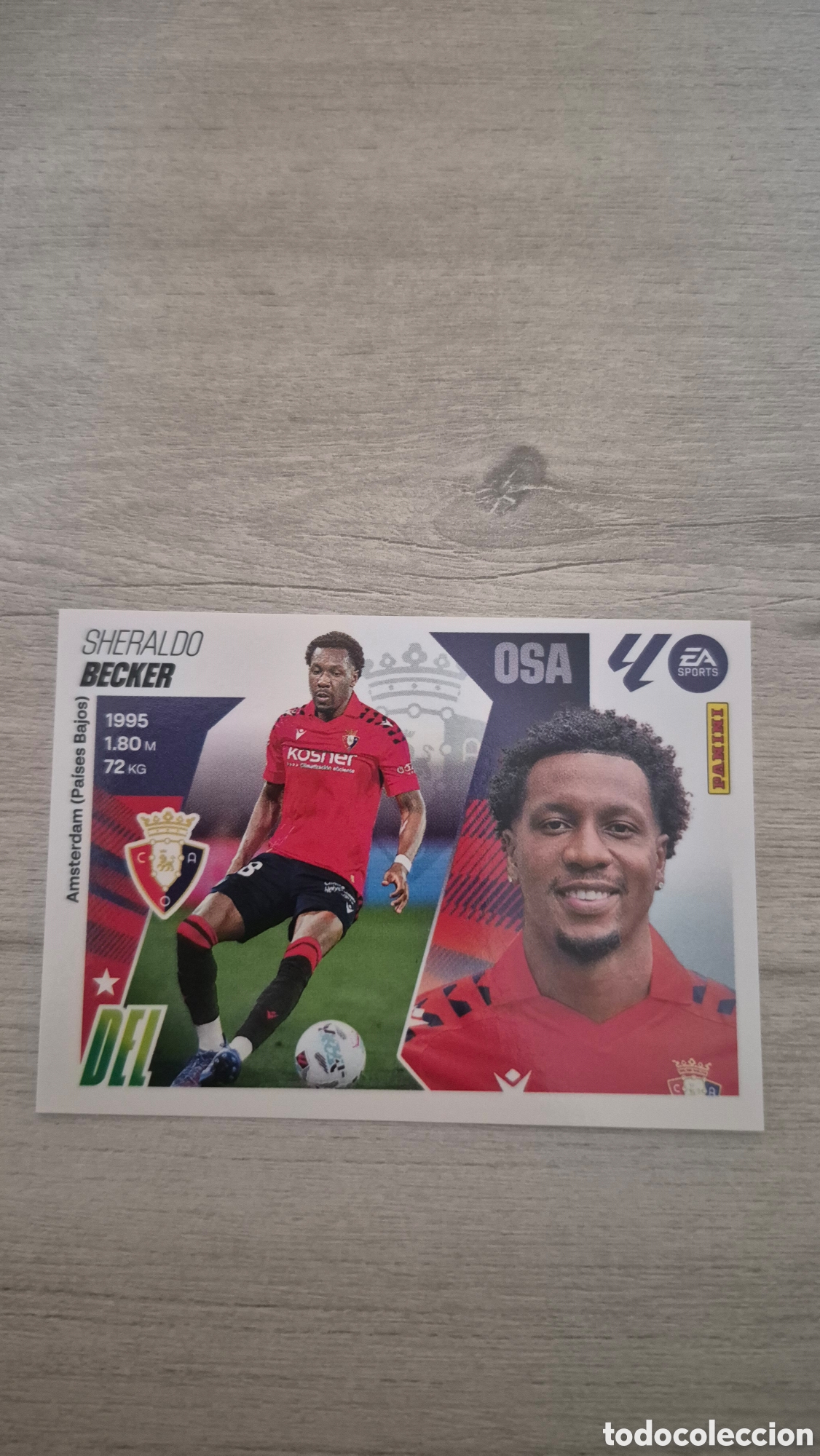 Cartes &agrave; collectionner de Football: Fichaje N&deg;48 Becker Liga Este 25/26