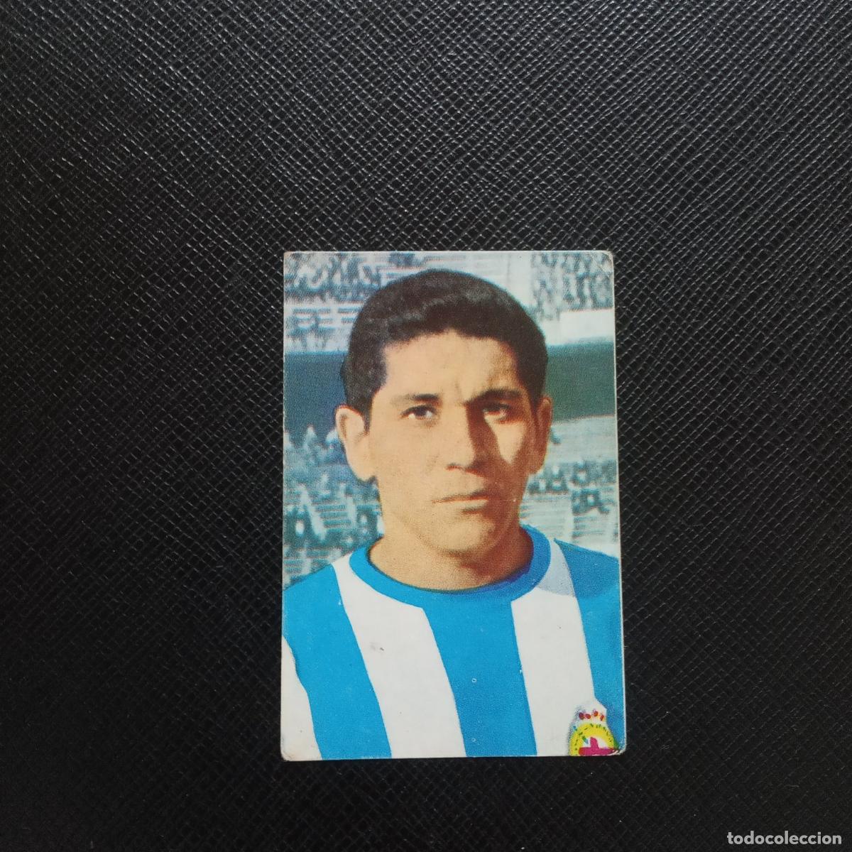 Cromos de F&uacute;tbol: 298 MONTALVO DEPORTIVO CORU&Ntilde;A RUIZ ROMERO 1967 1968 CROMO FUTBOL 67 68 LIGA - SIN PEGAR - A171 PG253
