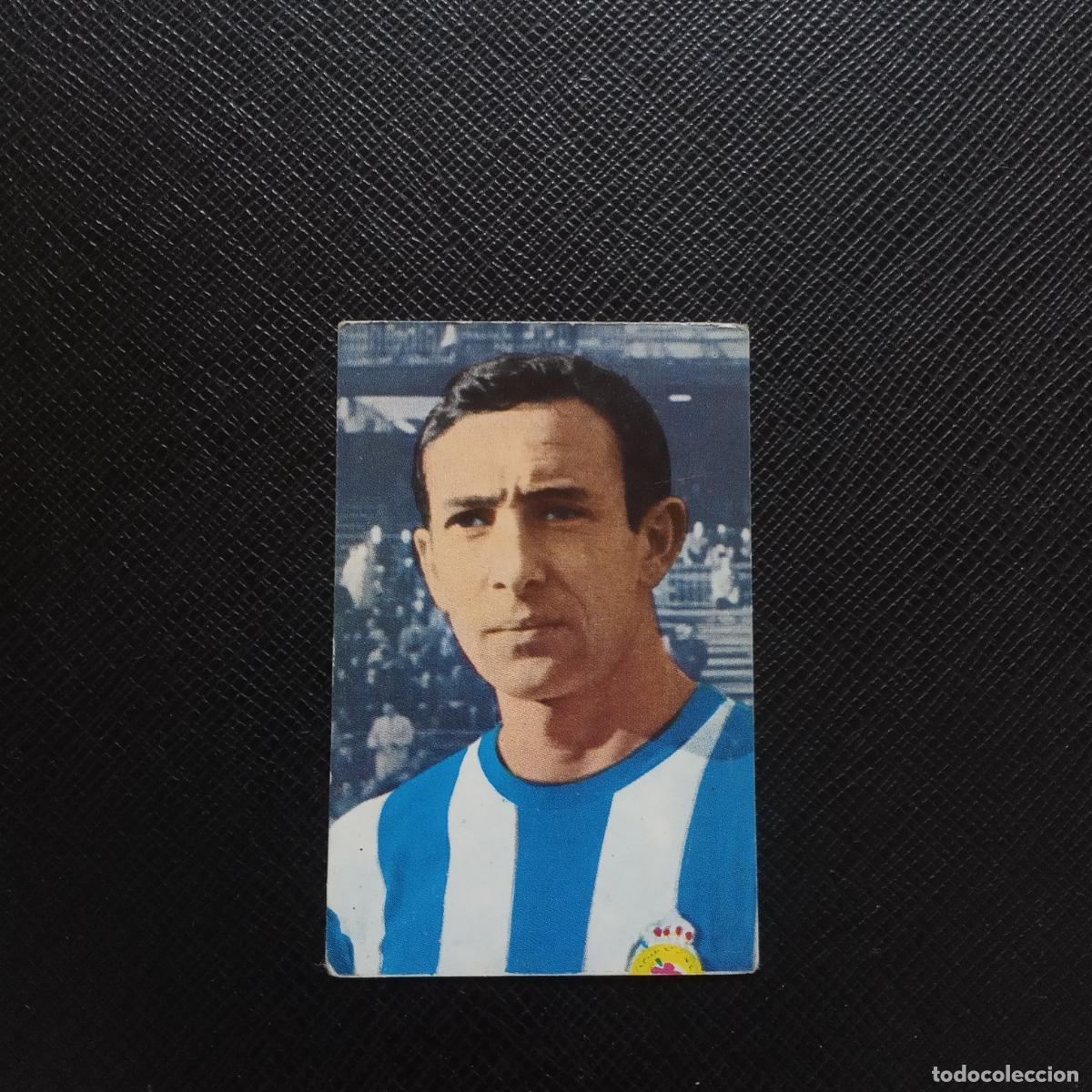 Cromos de F&uacute;tbol: 294 DOMINGUEZ DEPORTIVO CORU&Ntilde;A RUIZ ROMERO 1967 1968 CROMO FUTBOL 67 68 - SIN PEGAR - A171 PG280