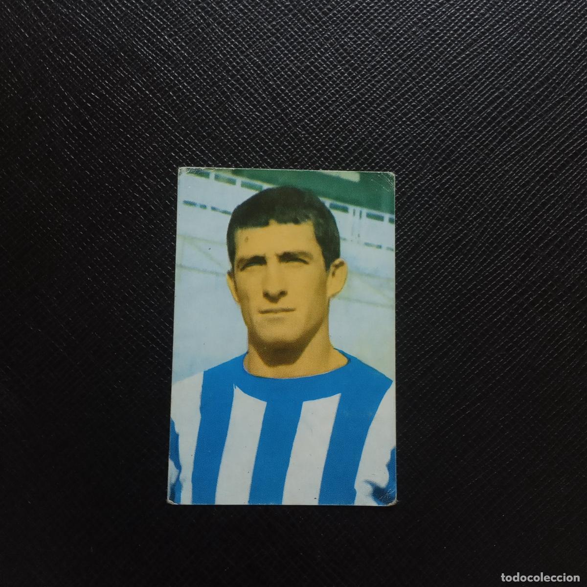 Cromos de F&uacute;tbol: 198 BENITEZ MALAGA RUIZ ROMERO 1967 1968 CROMO FUTBOL 67 68 - SIN PEGAR - A171 PG325