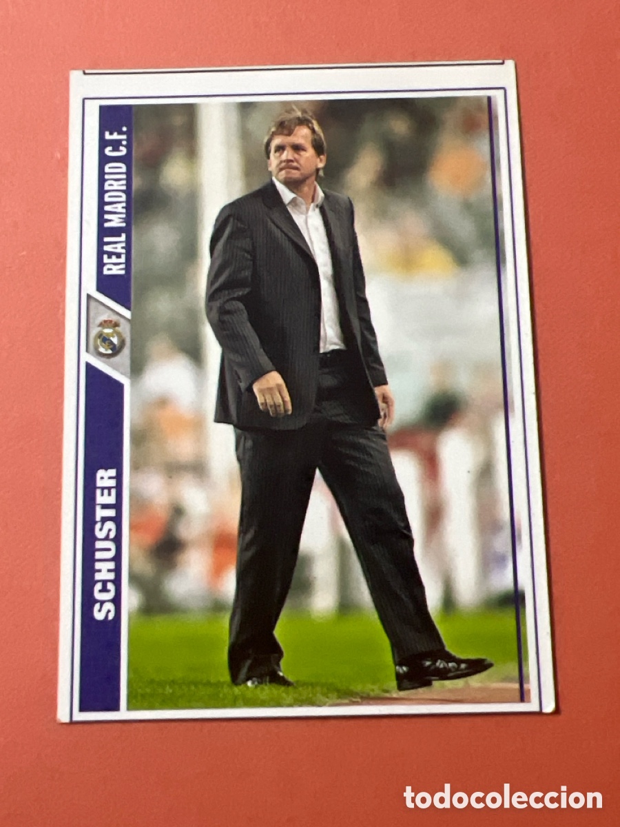 Fu&szlig;ball-Sticker: A43. 4 BERND SCHUSTER - REAL MADRID C.F. - MUNDICROMO 2008